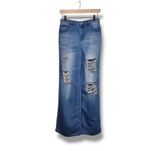 SO Goods for Life Jeans Size 11/30W Super High Rise Straight Wide Leg Di…